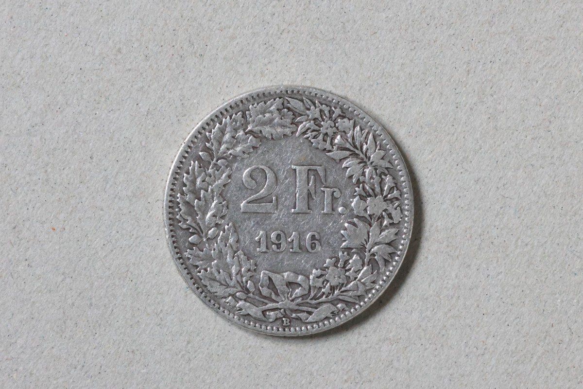 Tutti le monete: 2 Franken silber 1916 – Usato da Wil SG venduto da Ikw