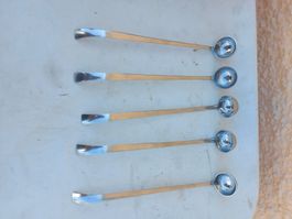 lange Edelstahl-Schöpfkellen SET 5 Stück