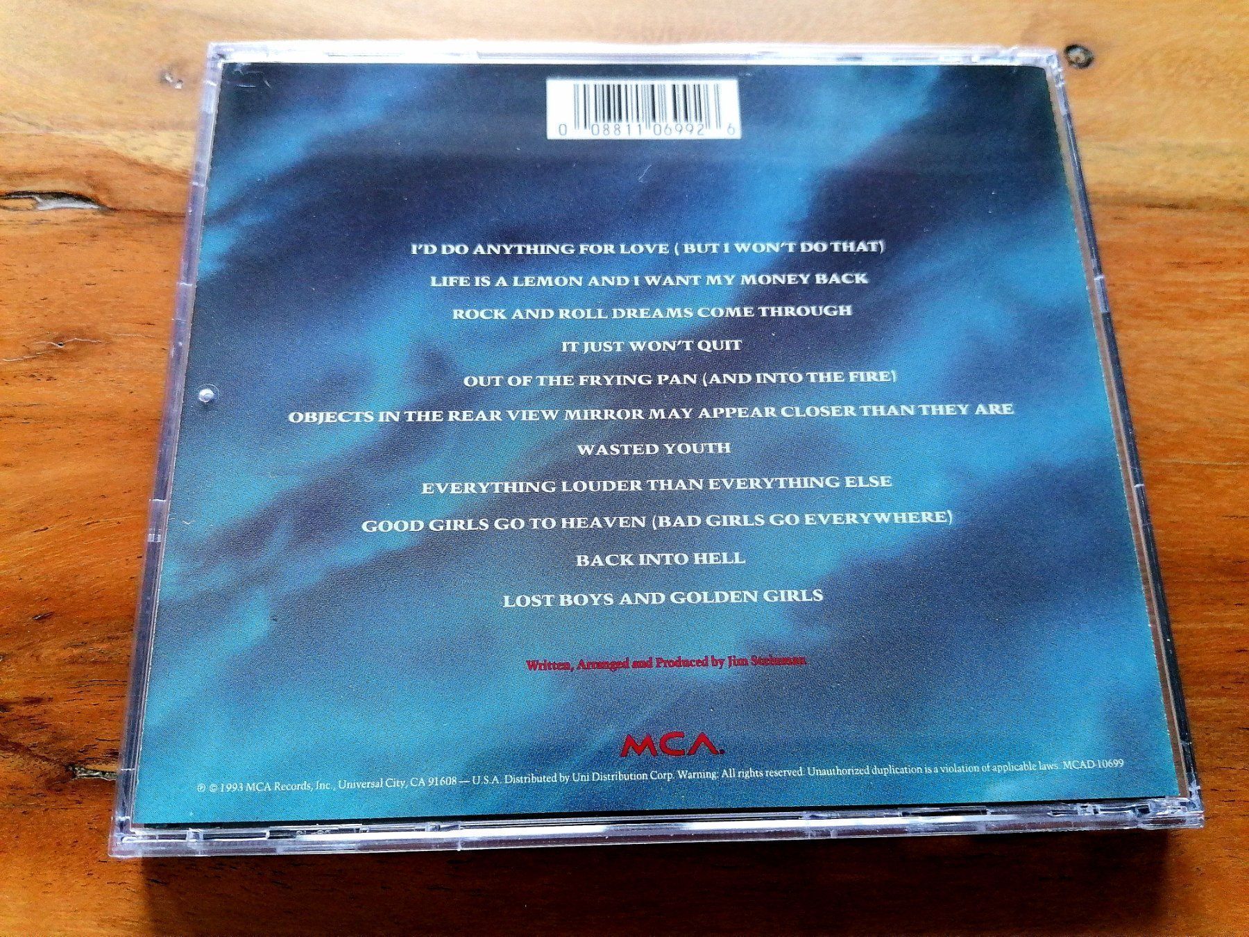 CD: Meat Loaf – Usato da Fällanden venduto da Bengel1967 1