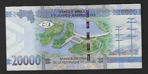 Banconote: Guinee  20.000  Francs  2015  Bankfrisch – Nuovo (secondo la descrizione) da Gordola venduto da coinsandnotes 1