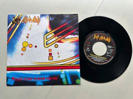DEF LEPPARD rare tolle Single Pour some sugar me Rock Kult