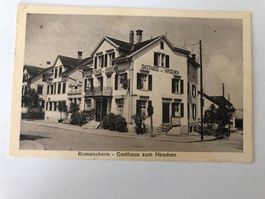 Alte Ansichtskarte Romanshorn, Gasthaus zum Hirschen 1928