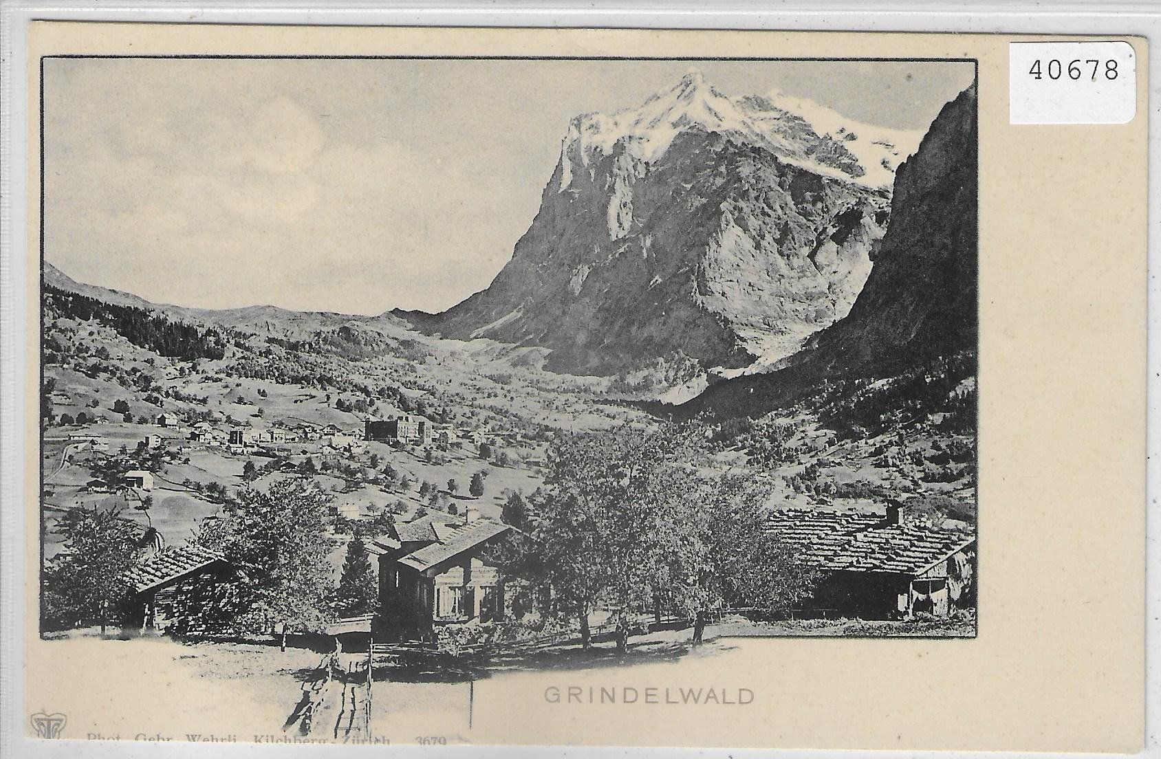 Cartoline postali: Grindelwald - 1900 – Usato da Ettingen venduto da Kartenplanet