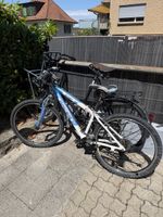 Mountainbike weiss-blau gebrauchter Zustand