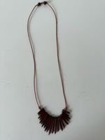 Halskette Holz Schmuck stückig verstellbar
