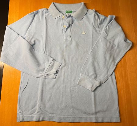 Jungen Langarm Poloshirt von Benetton 10-11 J.