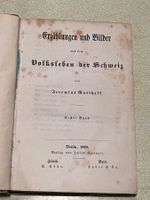 buch, gotthelf j, volksleben in der schweiz, 1850, erstausga