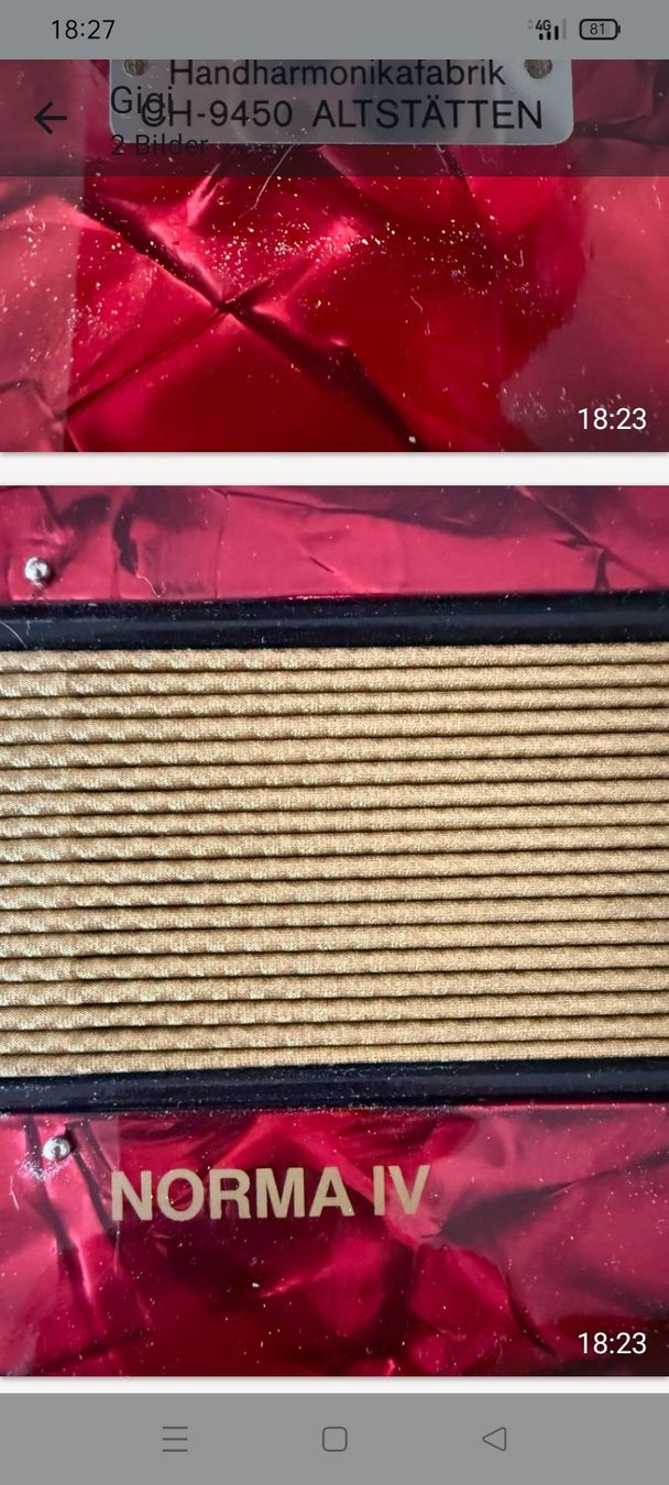 Hohner Strumenti musicali: Diatonische Handharmonika – Usato da Gwatt (Thun) venduto da Oldidoc 6