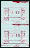 ATM 7III b Zusammenhängend Paar 2 ATM ** postfrisch