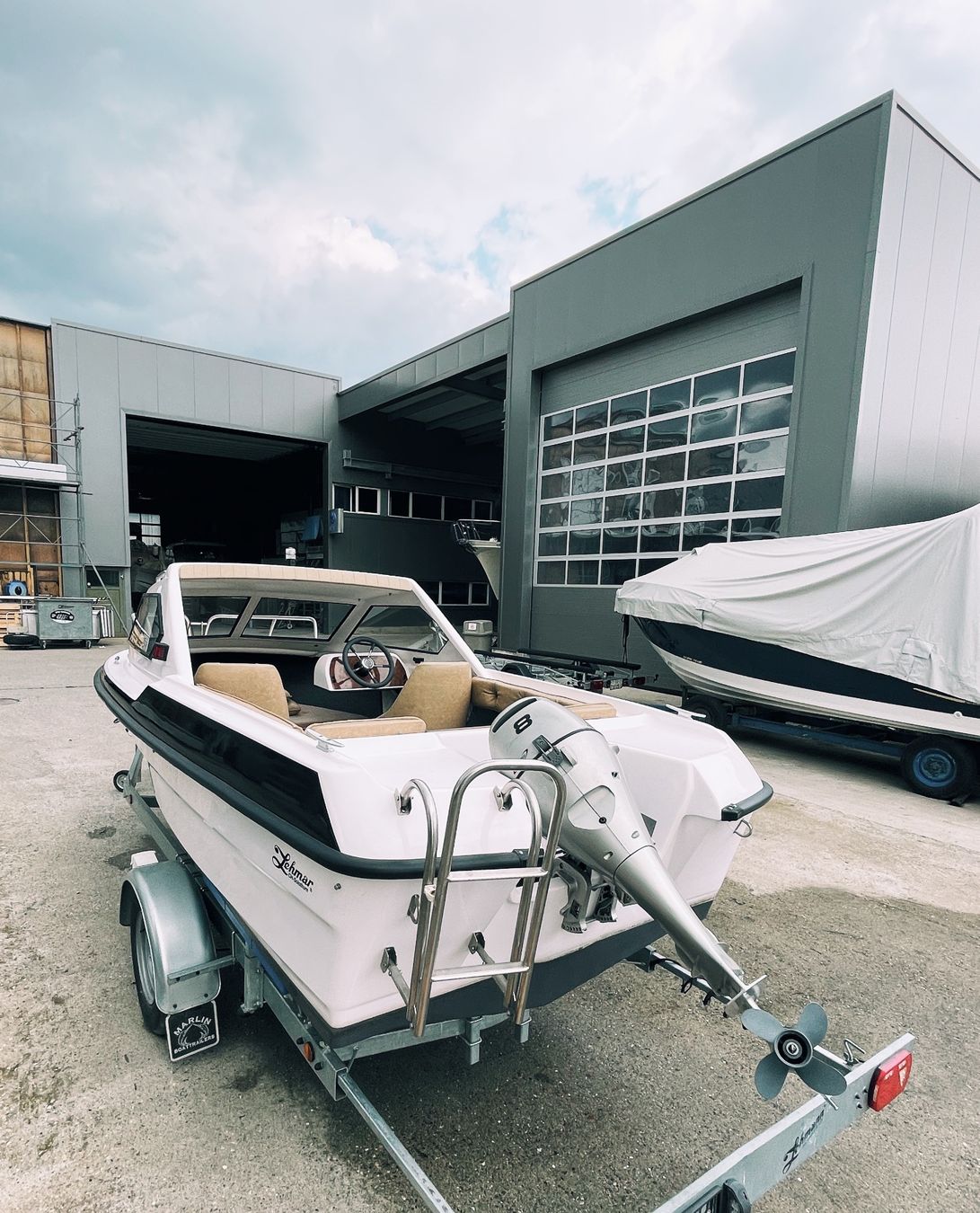 Barche: Motorboot Skibsplast mit Trailer und 8PS Honda – Usato da Solothurn venduto da Eduka72 5