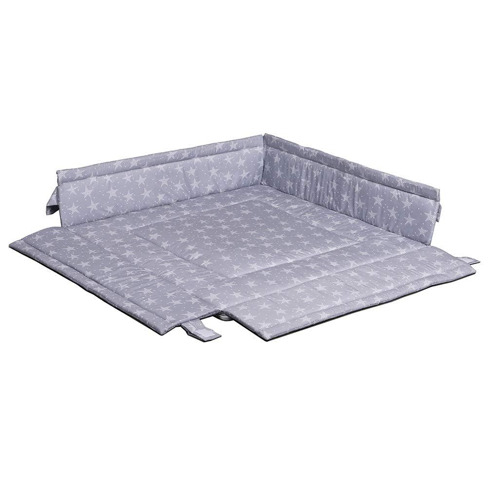 Box & Barriere di sicurezza: Babylaufstall 100x100cm WEISS-GRAU – Nuovo e nell'imballaggio originale da Bottighofen venduto da zaap 5