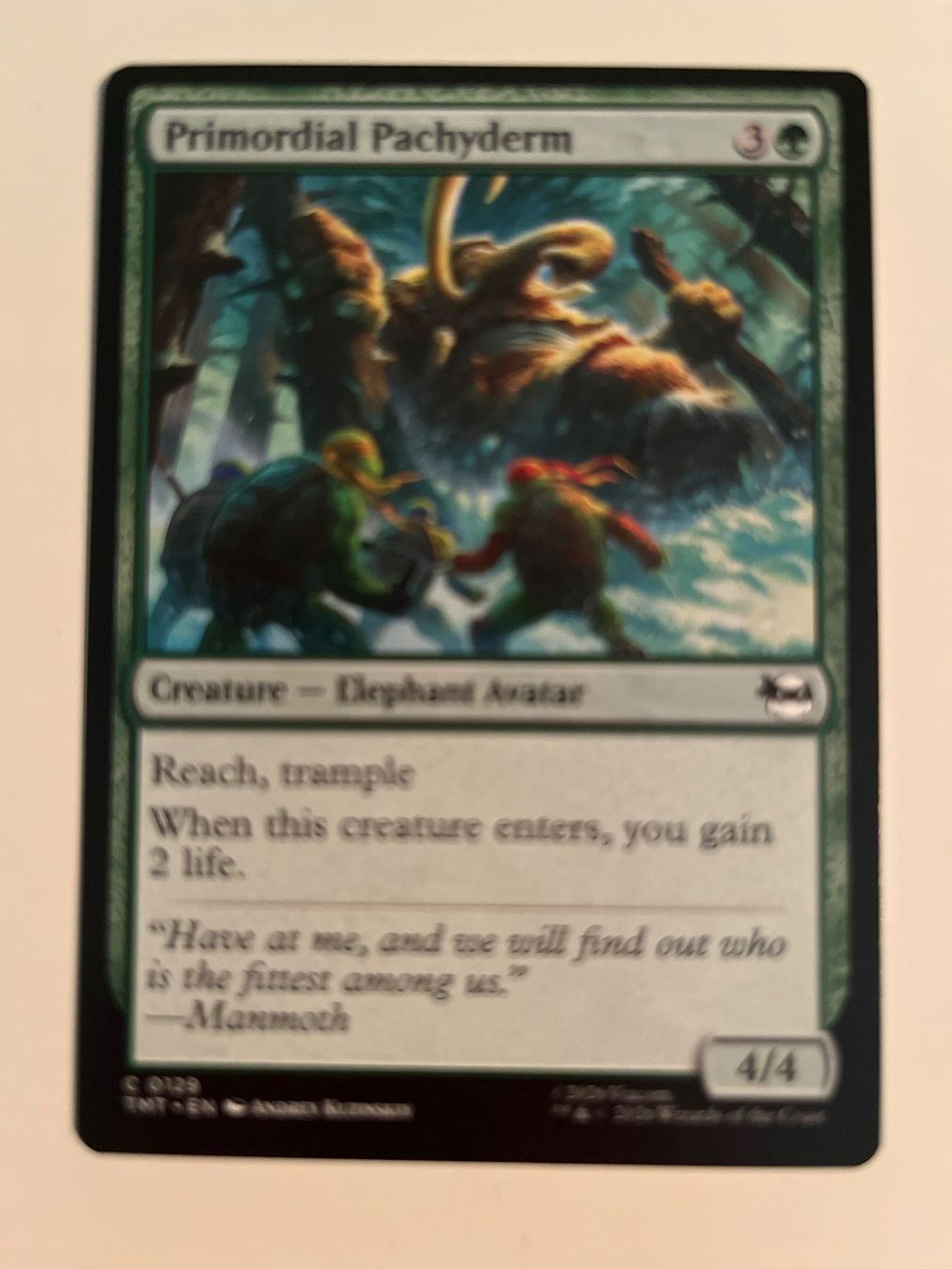 Magic The Gathering Carte collezionabili: 1 x Primordial Pachyderm - Magic: The Gathering - MtG – Usato da Kriens venduto da Shadi1980