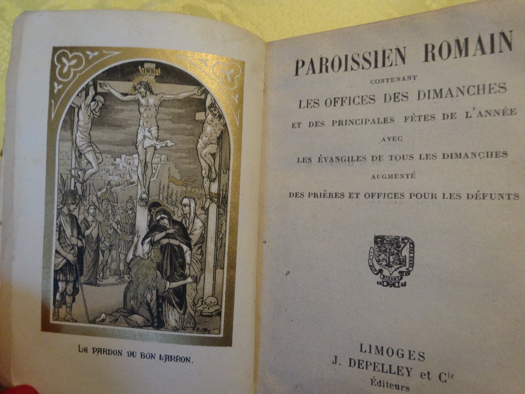 Bücher: Paroissien romain -  1923 – Gebraucht aus Biel/Bienne von milamila02