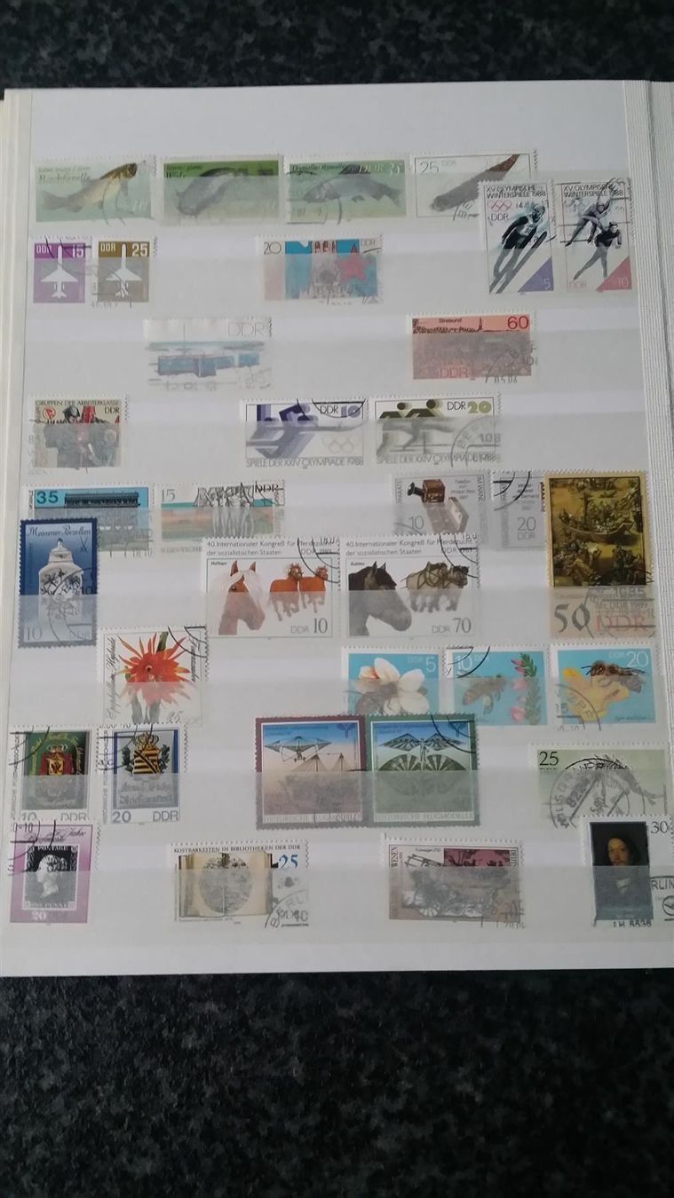 Tutti i francobolli: DDR-Sammlung -  ab Fr. 69.00 - Kat. Fr. 1380.00! – Usato da Buchen venduto da Jonny58 9