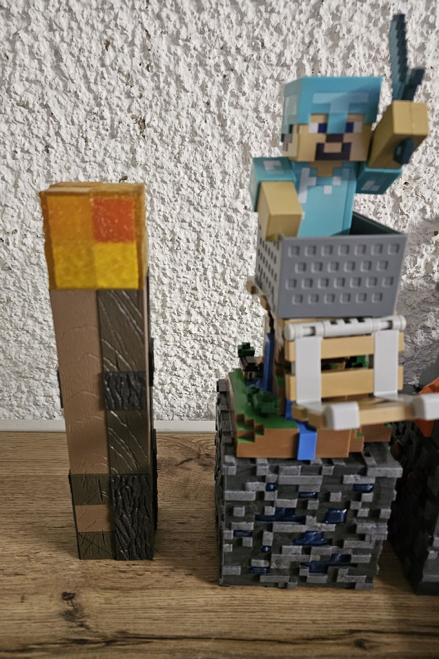 Statuette: Minecraft Figuren & Lampen Set – Nuovo (secondo la descrizione) da St. Gallen venduto da plh_n2wm 3