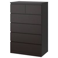 IKEA MALM Kommode 6Schubladen