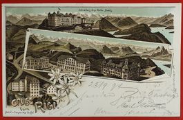 Gruss vom Rigi 1897