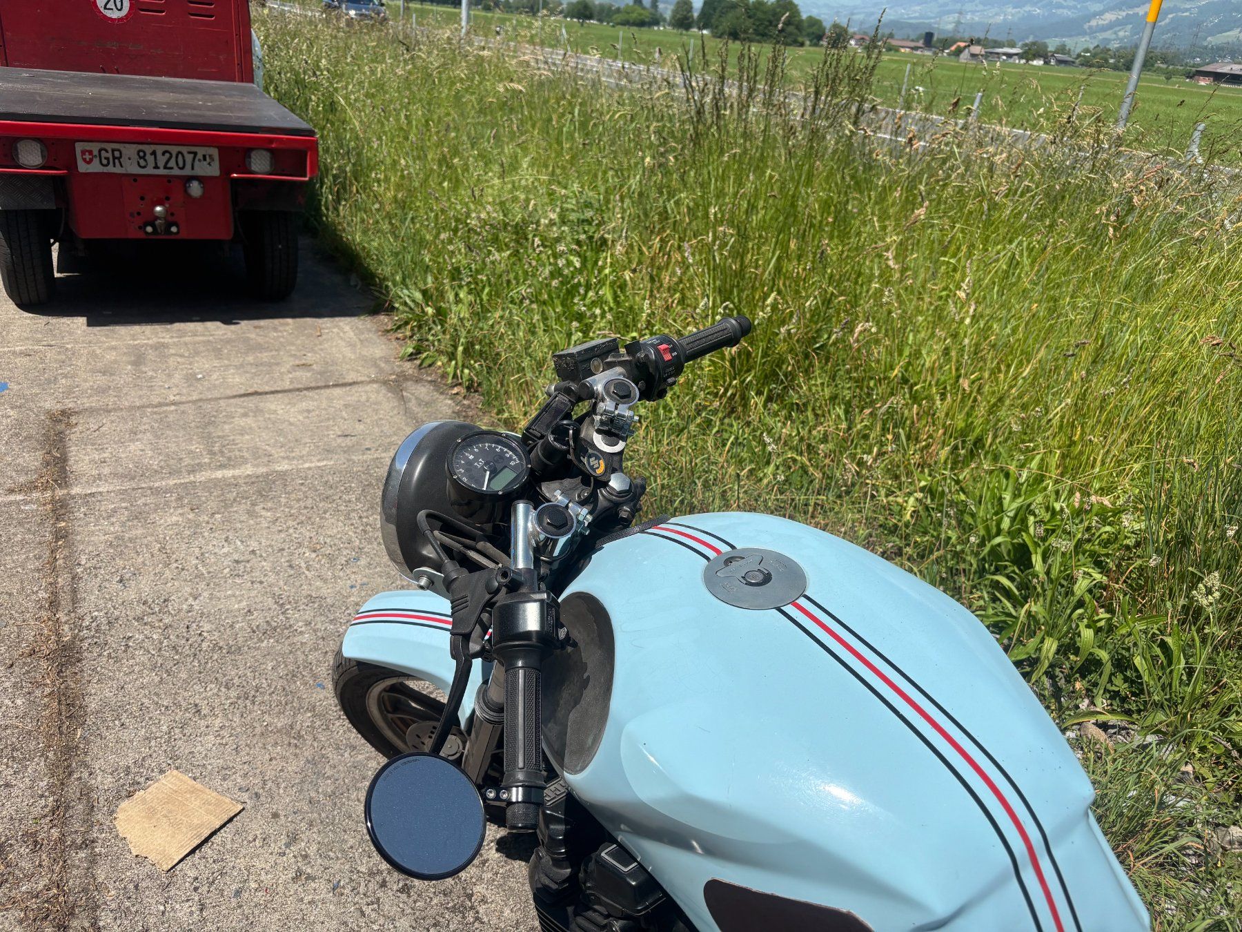 Suzuki Strasse: Suzuki GN 71 – Defekt aus Reichenburg von Roxy002 3