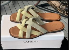 VARESE Leder Pantoletten Sandale Gr.39 NEU Fr.64.95