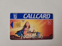 Telefonkarte Irland "Pocahontas"