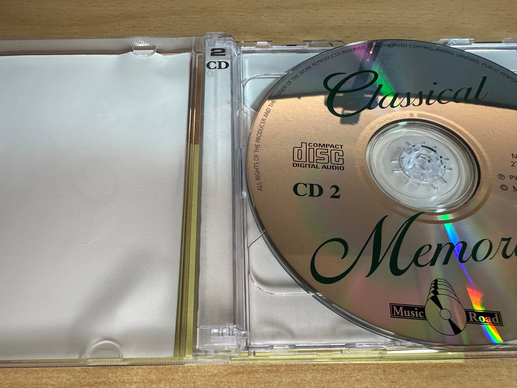 CDs: D8 Various – Classical Memories - 2 CD – Gebraucht aus Rikon im Tösstal von Alpenmutz 2