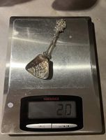Petite cuillère pelle à sucre plaqué argent 20g
