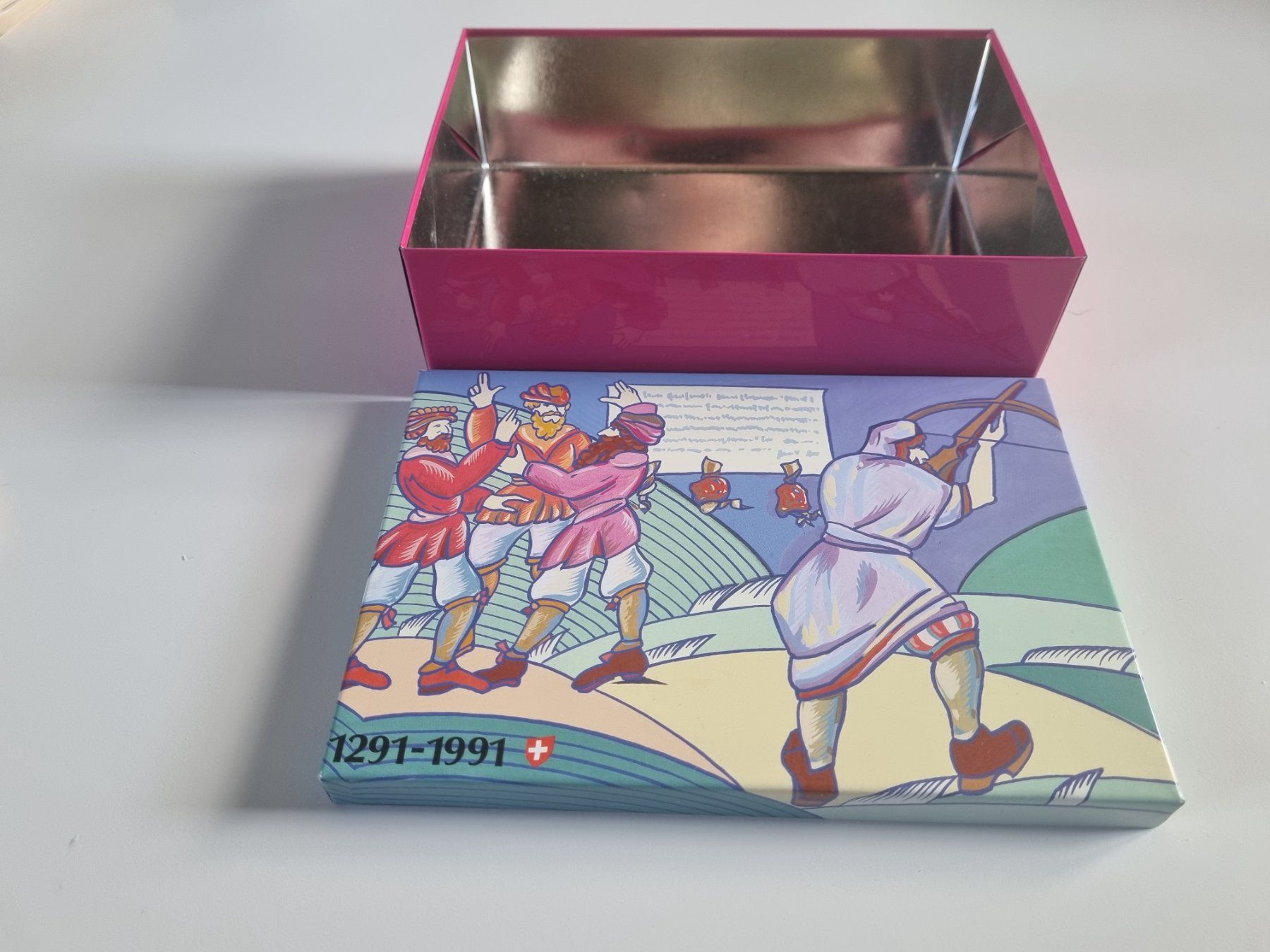 Barattoli: Boîte collector 700ème anniversaire Confédération 1291-1991 – Usato da Echandens venduto da Dicot 1