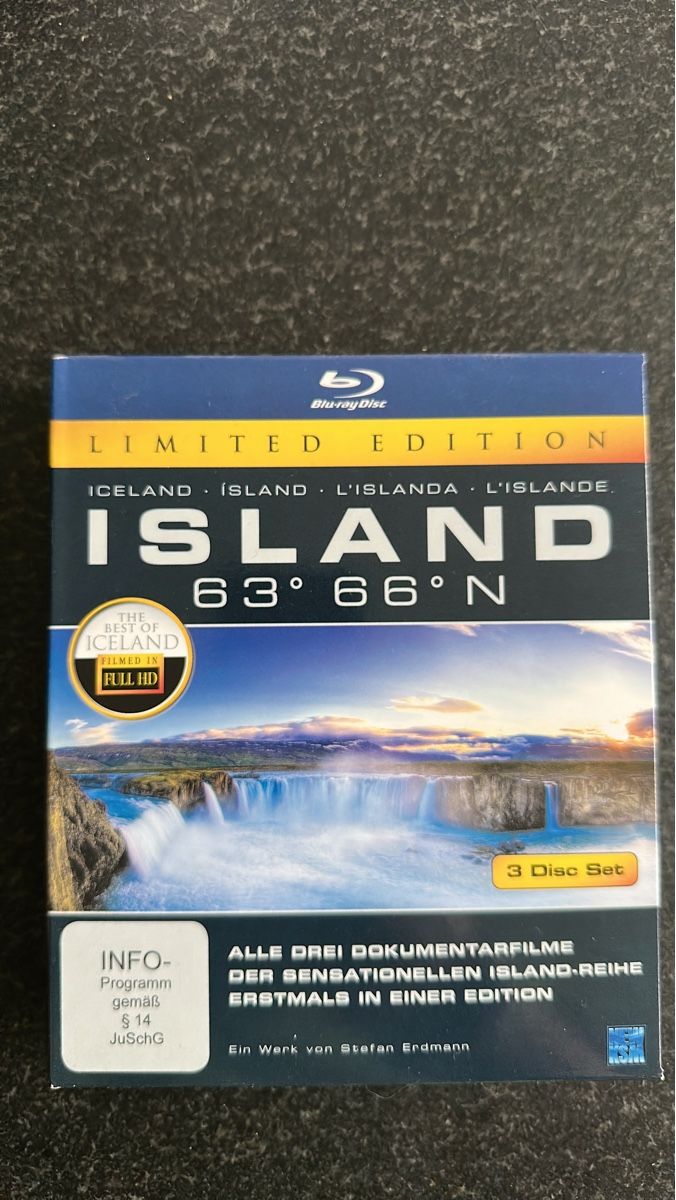 Tutti i DVDs: Island 3 Disc Set Blu-ray Doku Limited Edition – Usato da Münsingen venduto da Sim2977