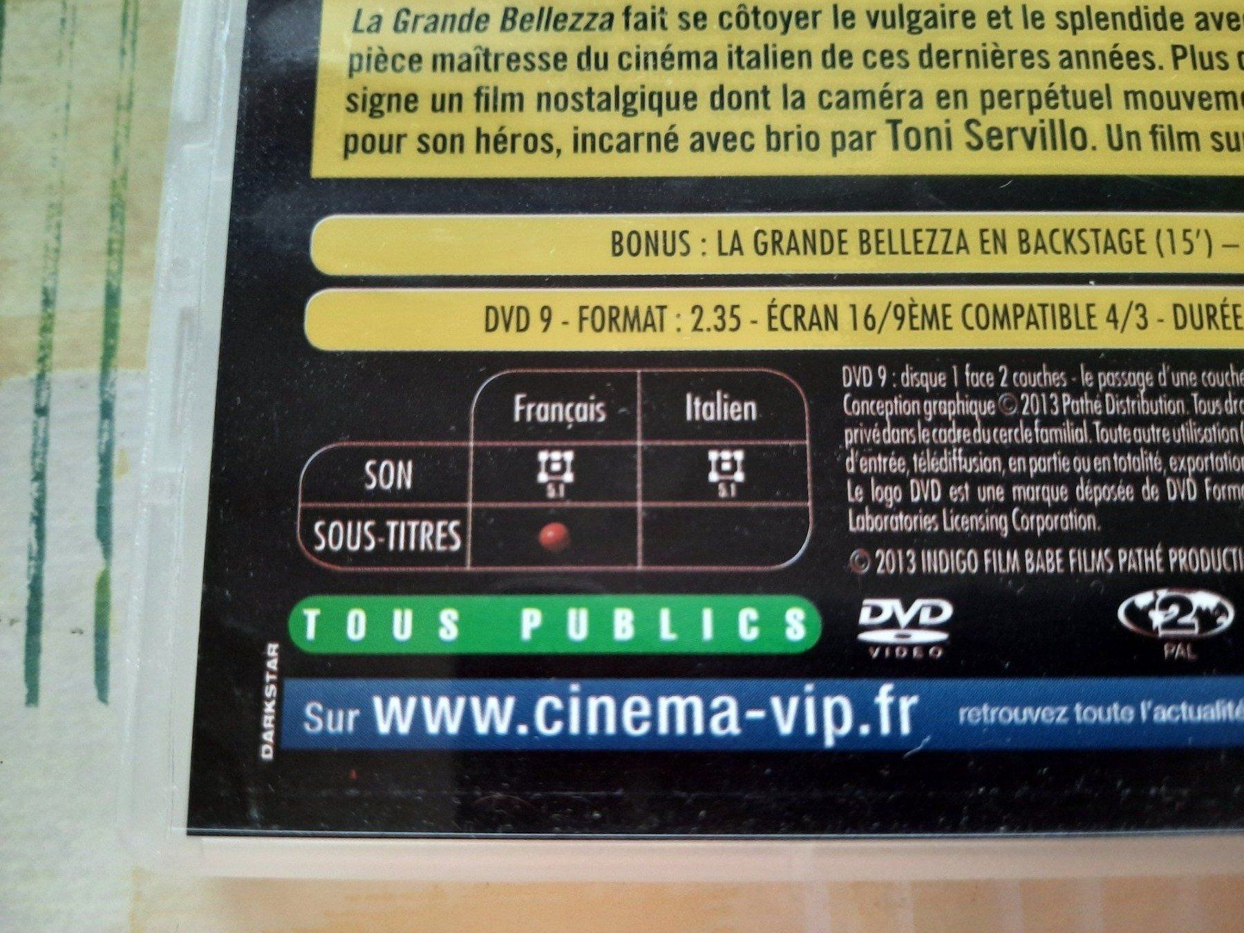 Alle DVDs: DVD Film " La grande Bellezza " – Gebraucht aus Pully von bro_n52j 2