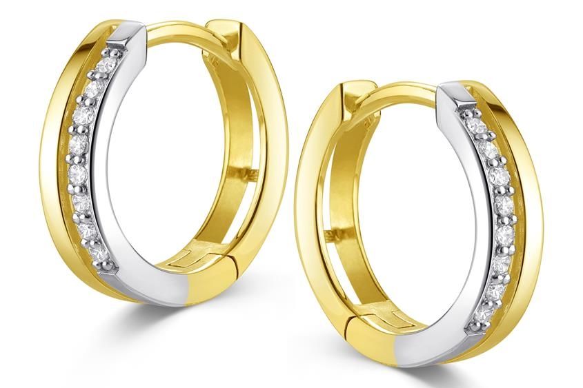 Ohrringe & -stecker: Creolen Echtgold – Neu und originalverpackt aus Hemmental von Zirconwelt
