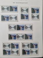 Briefmarken Schweiz China Zusammendrucke 1998 1999 Set
