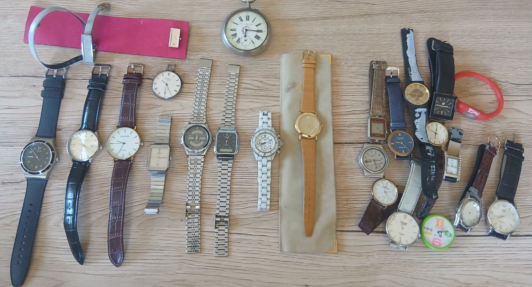 Casio Montres: Lot Uhren 2xCasio,2xCK,Swatch Automatic,K&Bros Chrono, – Défectueux à Murten par Elyanis