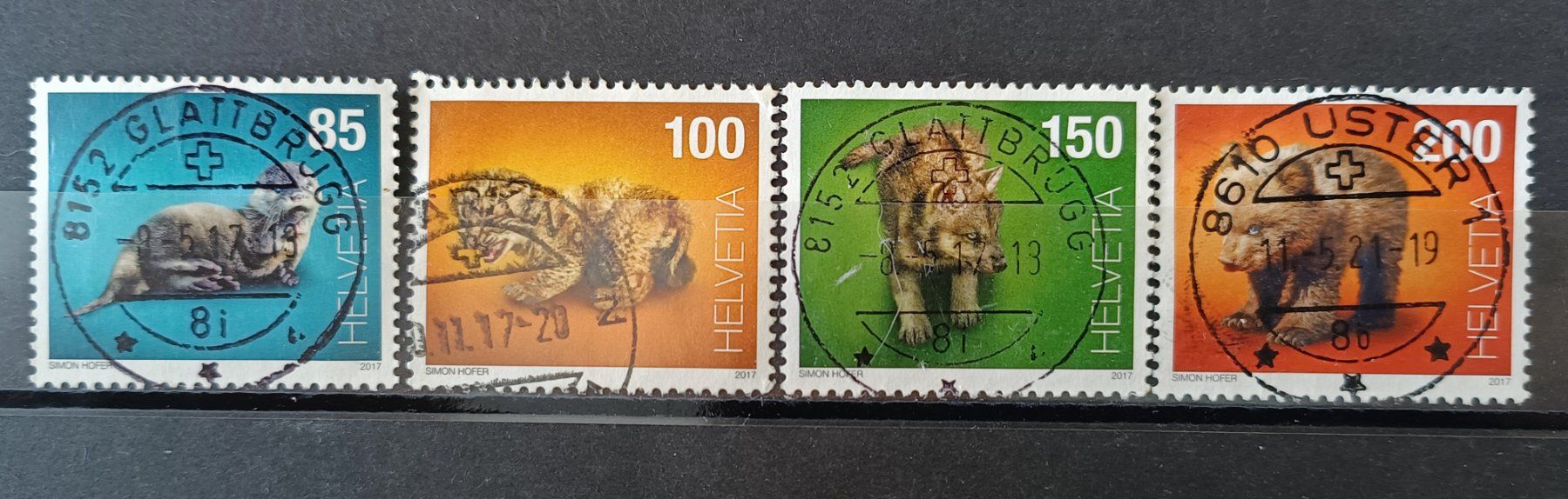 Tutti i francobolli: 2017 Tierbabys Top Stempel – Usato da Dübendorf venduto da goeggi79