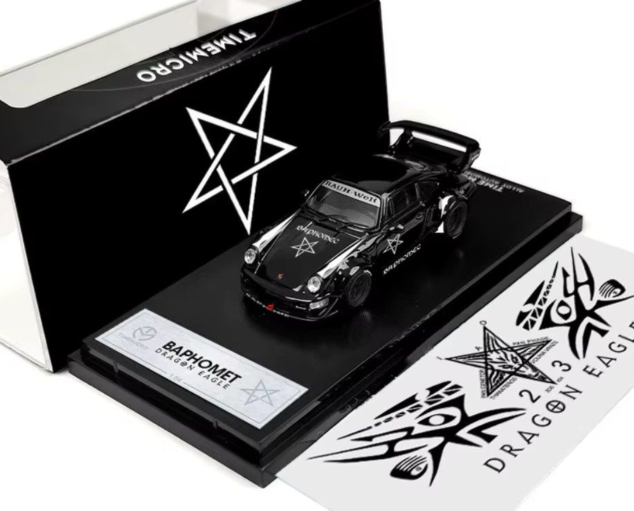 Modellini d'auto: Porsche RWB 964 BAPHOMET DRAGON EAGLE – Nuovo e nell'imballaggio originale da Courlevon venduto da HotSaleandPrice