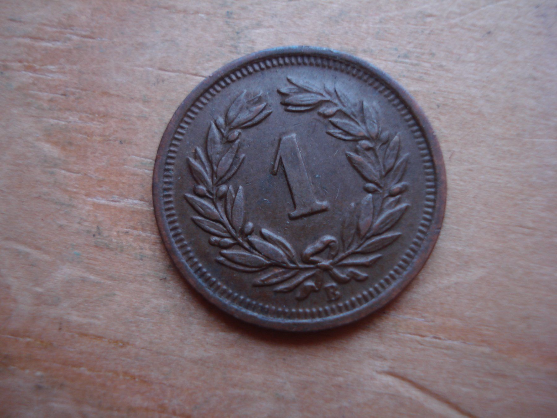 Alle Münzen: (W5) 1 Rappen 1940 – Gebraucht aus Erlach von Net-Coins 1