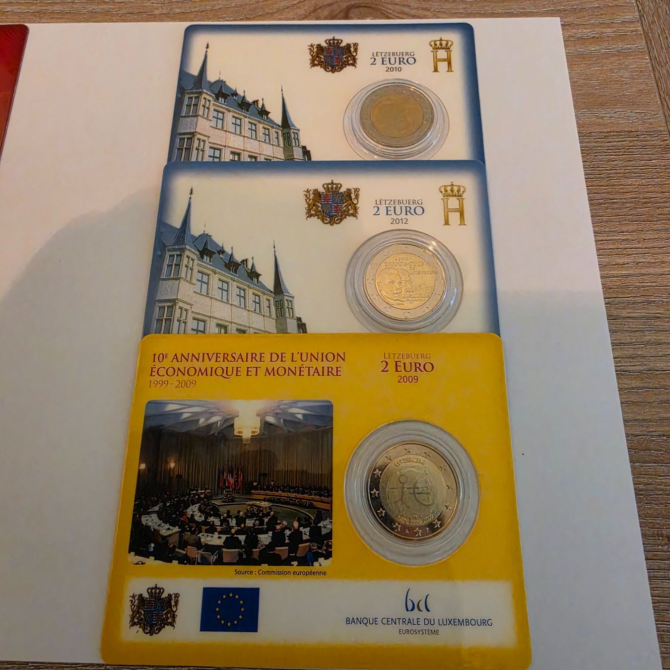 Tutti le monete: 6 Coincards, 2 Euro vers. Set – Usato da Zürich venduto da mar_hvg5 1