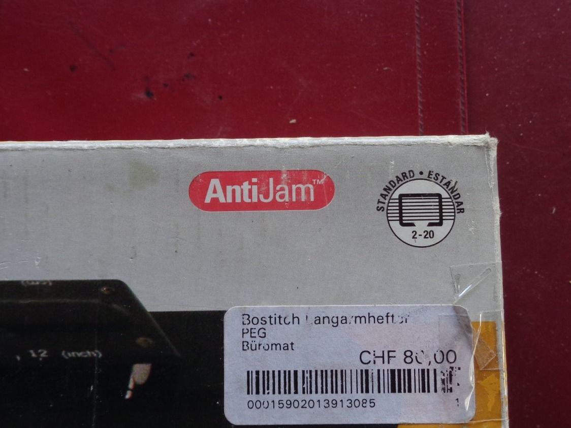Macchine rilegatrici: Bostitch  -  Langarm-Hefter – Usato da Termen venduto da Zofingia01 6