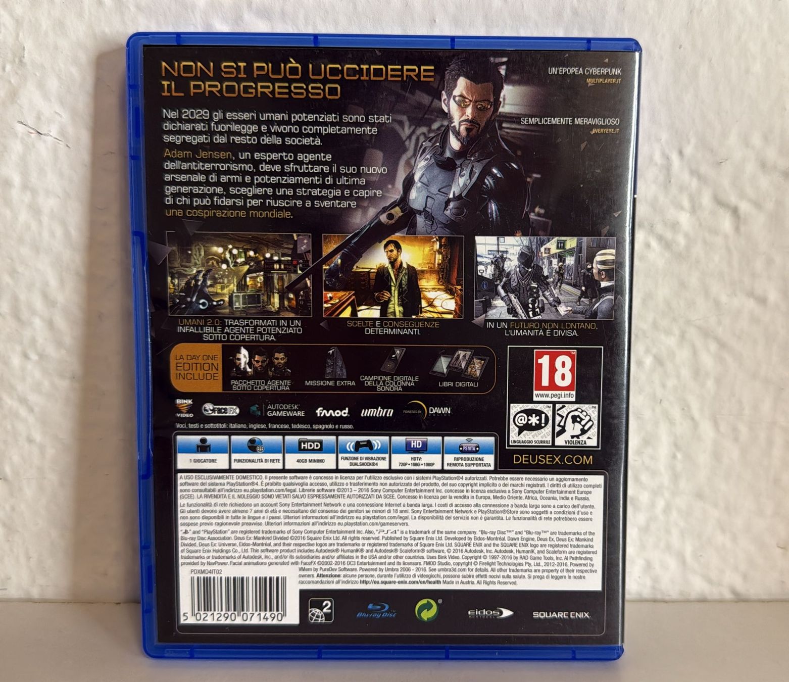 Giochi: Deus Ex Mankind Divided PS4 Day One Edition – Usato da Ehrendingen venduto da lax21 1