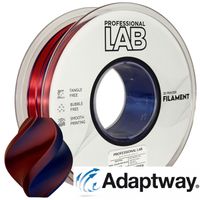 PLA Silk Dual Color Filament, 1.75 mm, 1 kg, rot & blau