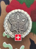 Béretemblem Fliegerabwehrbrigade 33, Variante 2, neuwertig
