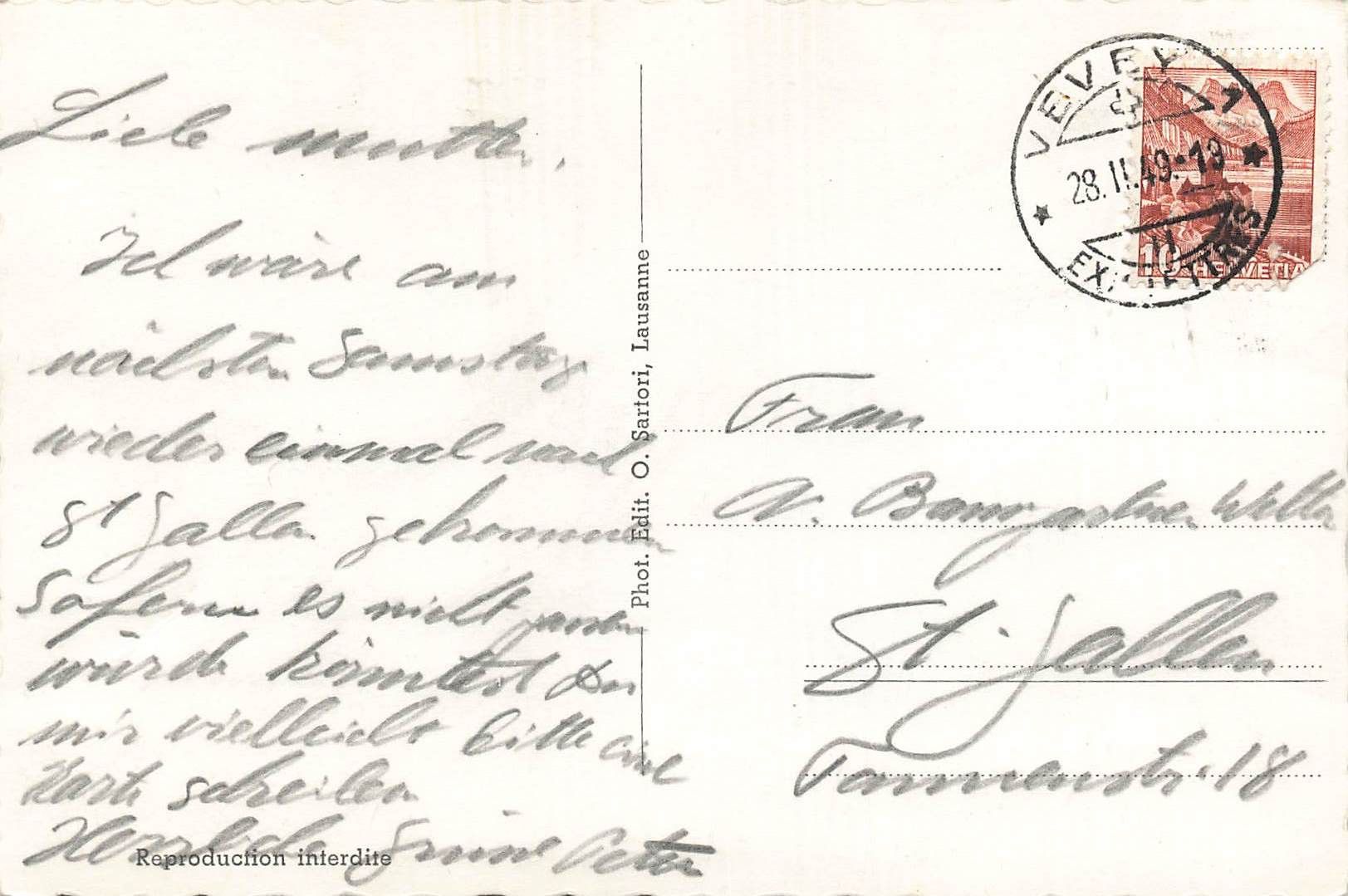 Cartes postales: Mont pèlerin Vevey – D'occasion à Biasca par Blenio71 1