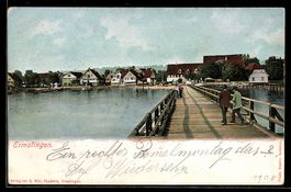 AK Ermatingen, Ansicht mit Seebrücke