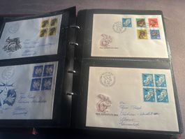 Sammlung Pro Juventute ab 1965 Briefe, FDC Schweiz