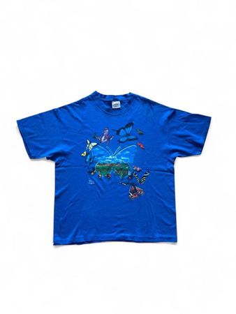 Vintage Schmetterling T-Shirt Grösse XL