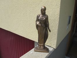Antike Skulptur Madona Sehr Schön Gross