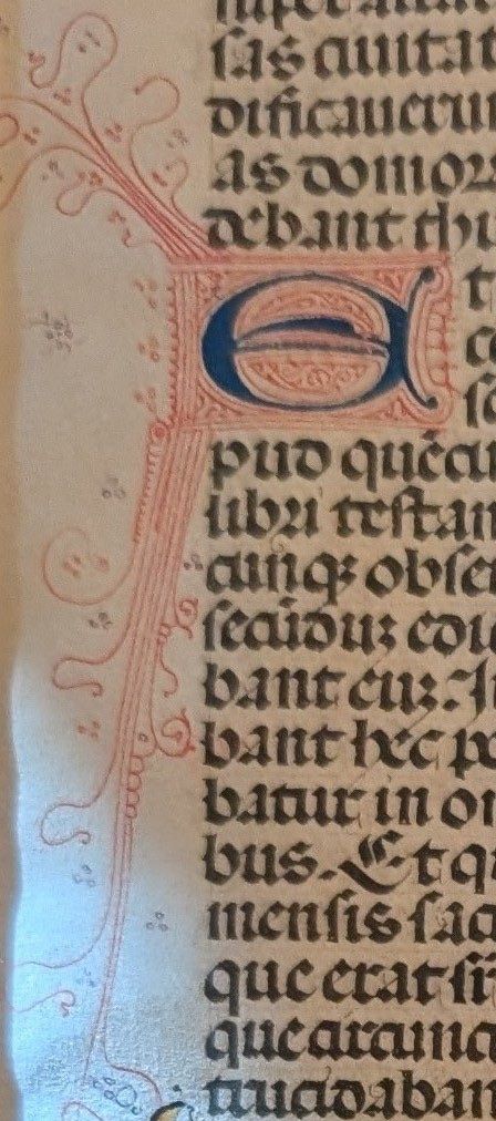 Documenti: Lateinische Schrift auf Pergament m. eindrucksv. Initialien – Usato da Zürich venduto da wme_2brc 6