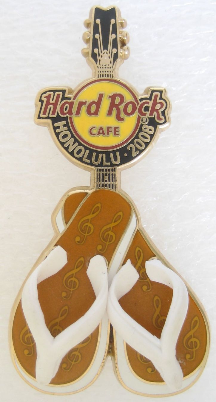 Hard Rock Cafe Placchette & Badge: Hard Rock Cafe Honolulu ____________ Hobby Data Base # 44135 – Usato da Emmenbrücke venduto da tms1122
