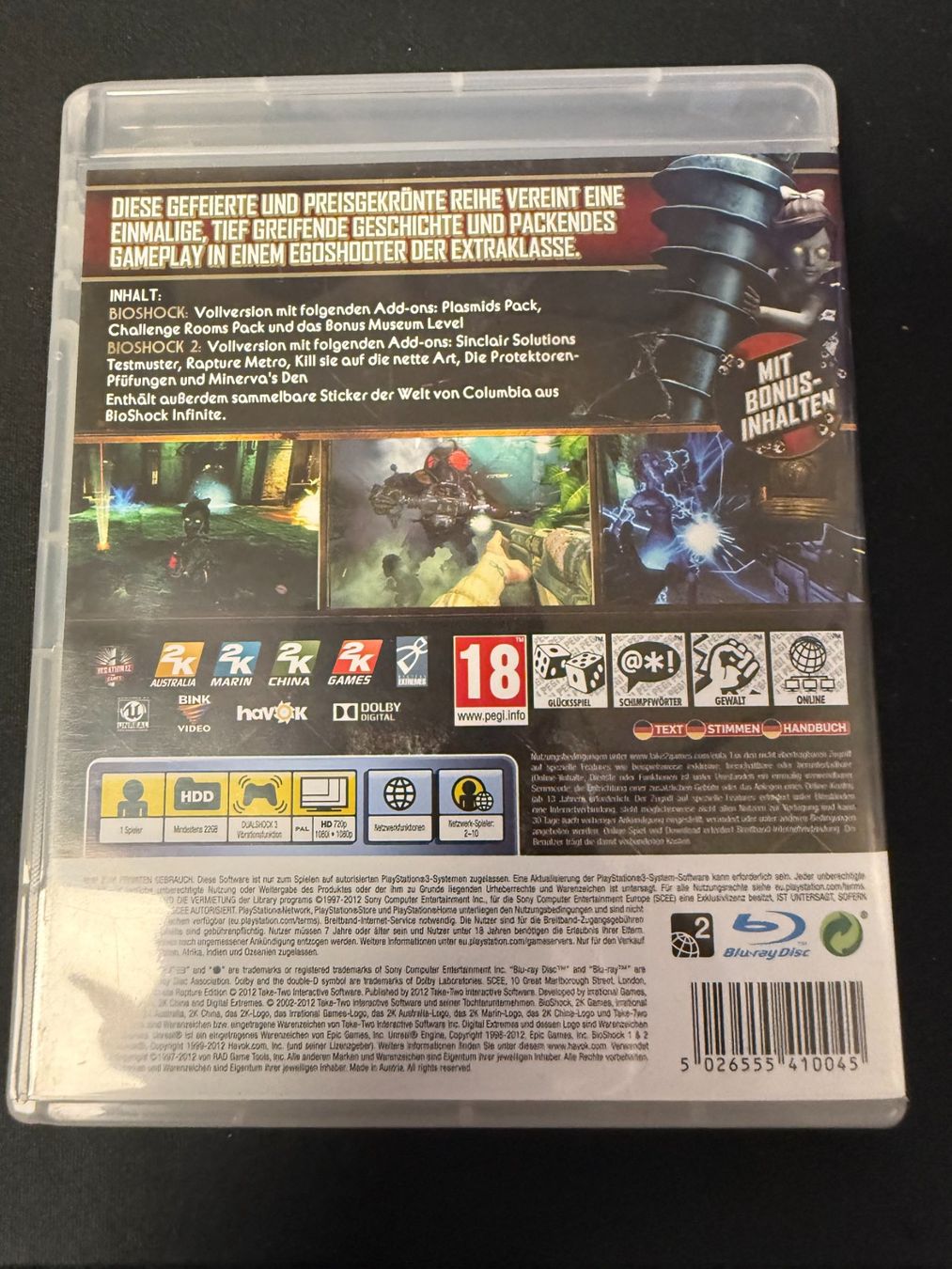 Sony Giochi: BioShock: Ultimate Rapture Edition - PS3 – Usato da Pont-de-la-Morge venduto da Darfal 2