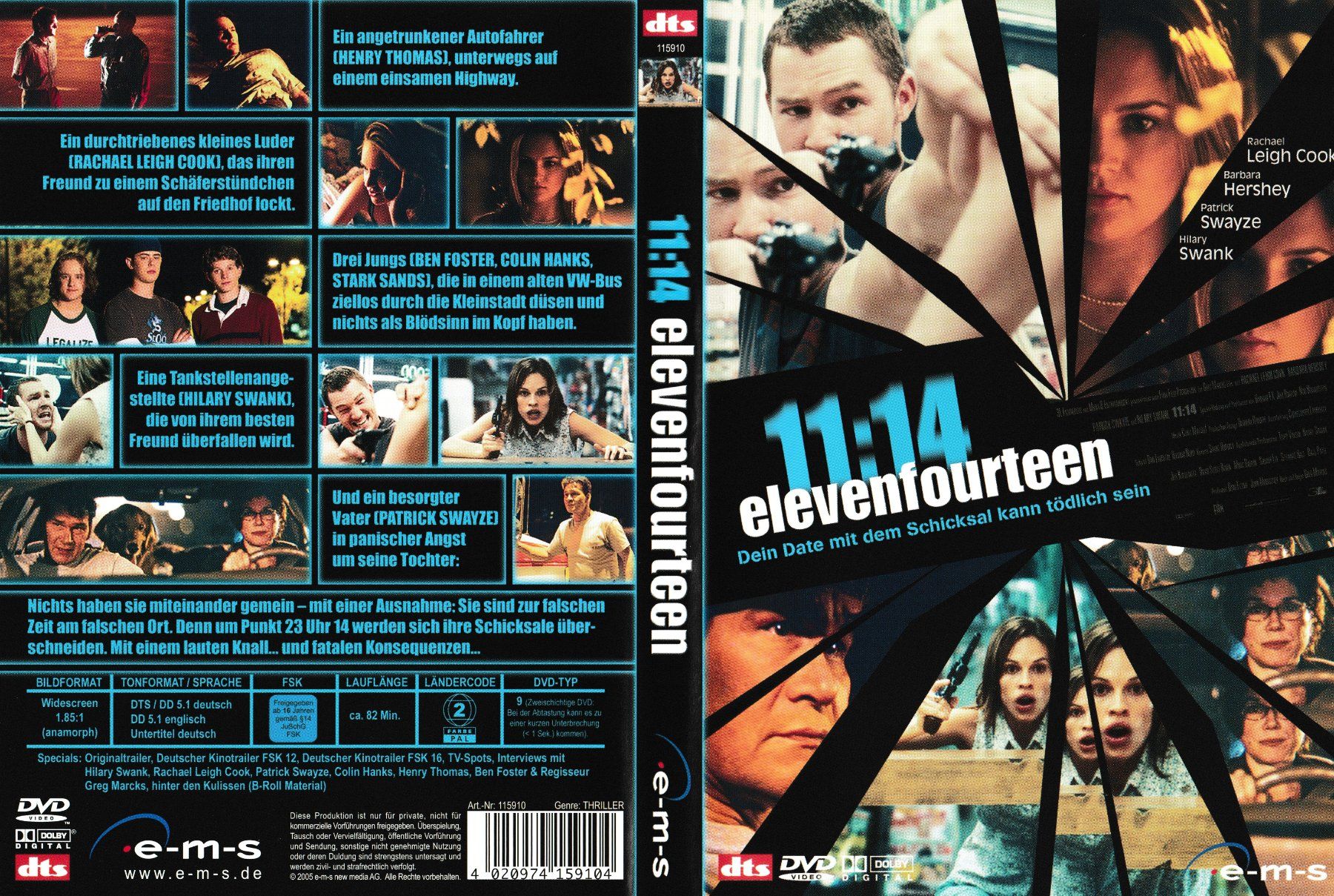 Tutti i DVDs: DVD - 11:14 - elevenfourteen – Usato da Langnau am Albis venduto da MediaRescuerKeLoX