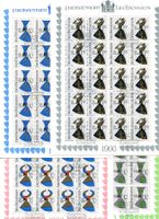 1966 Wappen Nr. 400-03 Bogen ET-gest.